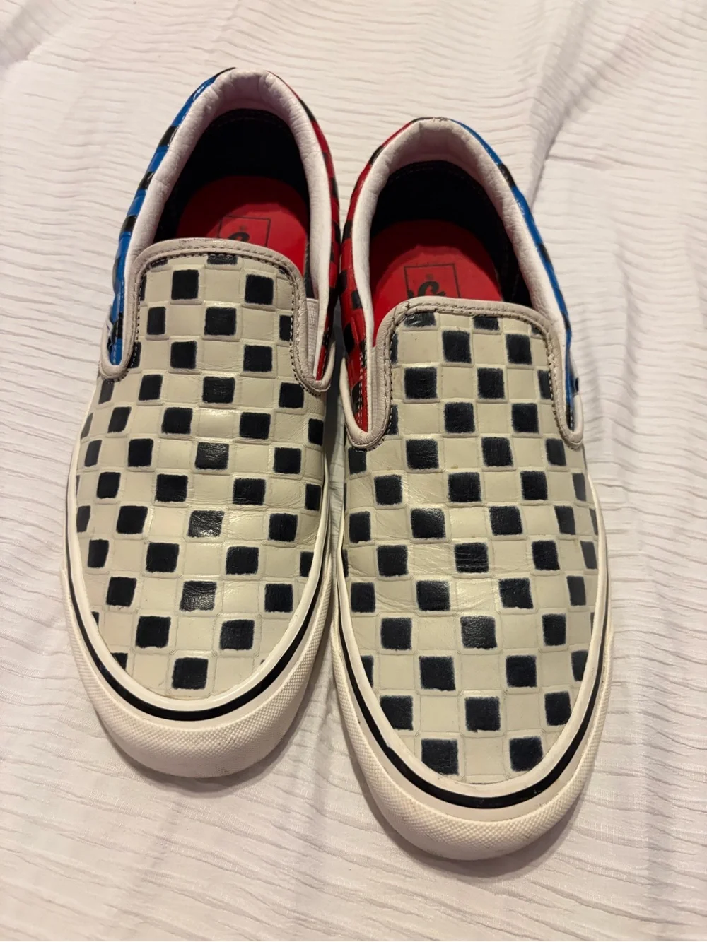Vans Rare 2021Classic Slip-On 98 DX 'Anaheim Factory - Multi-Color Checkerboard'
